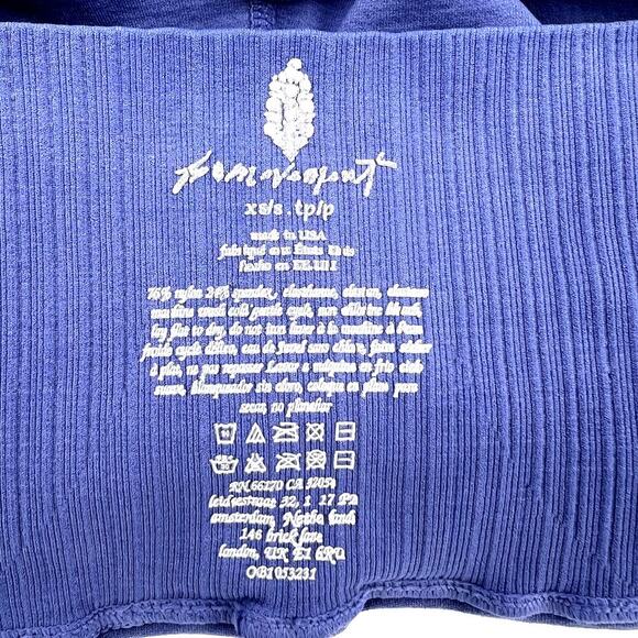 Free People Movement High Rise 7/8 Good Karma Leggings Blue Size XS/S - Picture 9 of 9